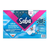 Toallas Femeninas Saba Ultra Invisible 60 Unds