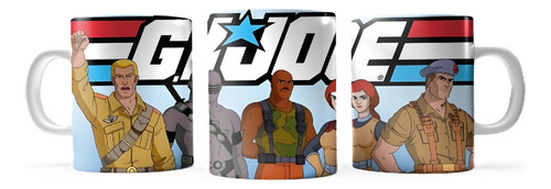 Taza De Cerámica Vintage Gi Joe Full Color Importada Art Gj9