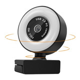 Camara Web Webcam Pc Full Hd 1080 Luz Led Con Microfono