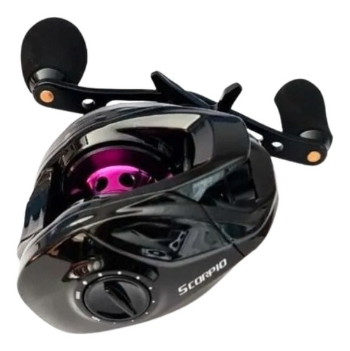 Reel Rotativo Okuma Scorpio Sp101h-a Izquierdo Color Negro