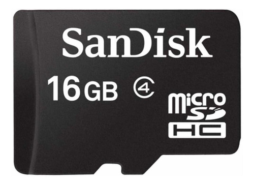 Tarjeta De Memoria Sandisk Sdsdqm-016g-b35a Con Adaptador Sd 16gb