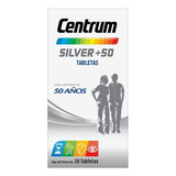 Centrum Silver Adultos +50 Multivitamínico 30 Tabletas