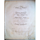 Partitura Antigua C 1820 Piano  Elisir Donizetti Burgmuller 