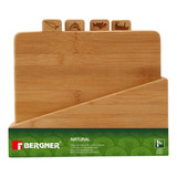 Tabla De Corte En Madera De Bamboo Nature Bergner Bg-4940-mm