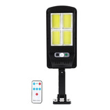 Luminária Solar Refletor Poste 150w Potente Led 12h 120cob