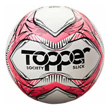 Bola De Futebol Society Slick 2020 Topper Cor Rosa Neon/preto