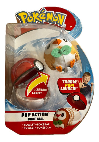 Pokemon Pop Action Pokeball - Rowlet 