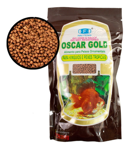 Ração Peixe Espada Alimento Completo C/ Iso 9001 Oscar Gold