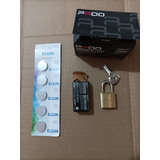 Kit 5 Cadeado Pado + 5 Uni Cr2032