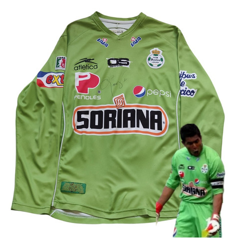 Jersey Santos Laguna Portero 2009 Firmada Oswaldo Sánchez 