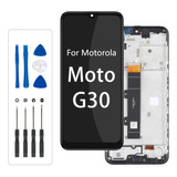 Pantalla Táctil Lcd For Motorola G30 Xt2129 Con Marco