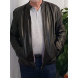 Campera 100% Cuero Vacuno Reversible Hombre Xl