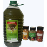 Aceite De Oliva X 5lts De La Rioja + 3 Especias Ayurvedicas 