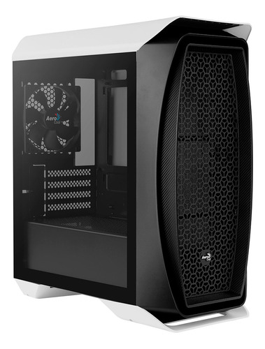 Gabinete Gamer Aerocool Aero One Frost Branco Mini Tower Atx