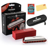 Hohner Golden Melody Harmonica - Paquete De Llave De C Con E