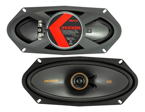 Parlantes 4 X 10 Pulgadas Kicker Ksc410 2 Vias 75w Rms Ks 