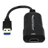 Placa De Captura De Áudio E Vídeo, Hdmi Para Usb 3.0 1080p