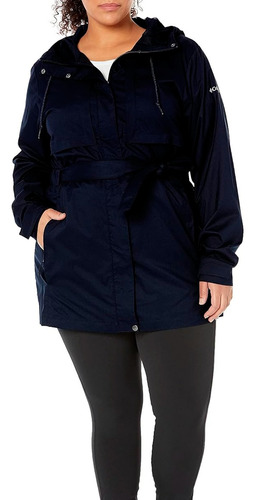 Campera De Lluvia Dama Columbia Pardon My Trench Mujer Pº