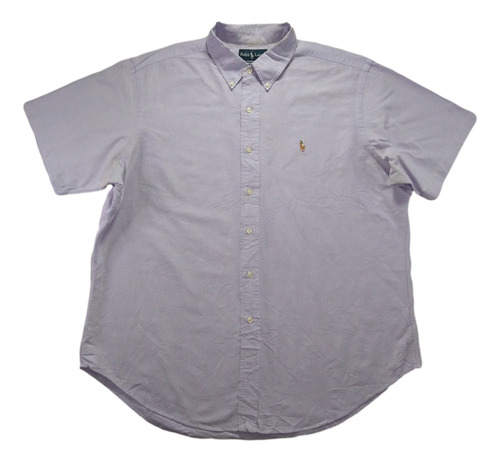 Camisa Ralph Lauren Lila Manga Corta