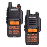 Kit 2 Radios Ht Baofeng Uv-9r Vhf Uhf Prova D'agua Dual Band