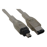 Cabo Firewire Ieee1394 6x4 1,80 Metros Cor Transparente