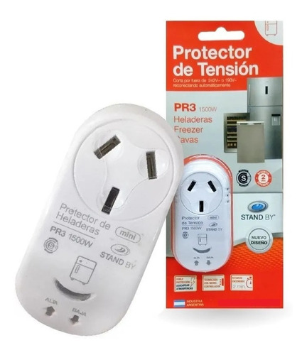 Protector De Tension Con Retardo Heladera Frezeer Cava Pr3