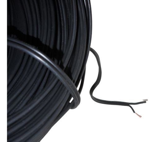 Cable Paralelo Negro Común 2 X 1 Mm Nacional Precio X 10 Mts
