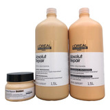 Kit Loreal Absolut Repair Gold Quinoa Sh Cd. 1,5l Masca 250g