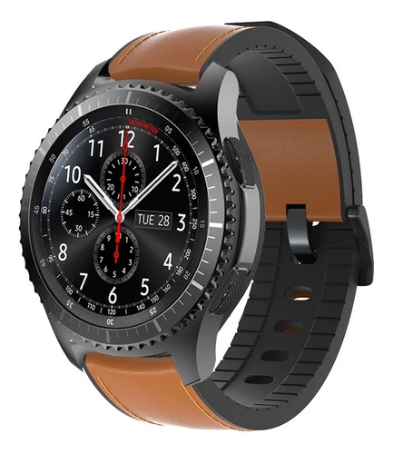 Correa Cuero Repuesto Para Samsung Galaxy Watch 3 45 Mm