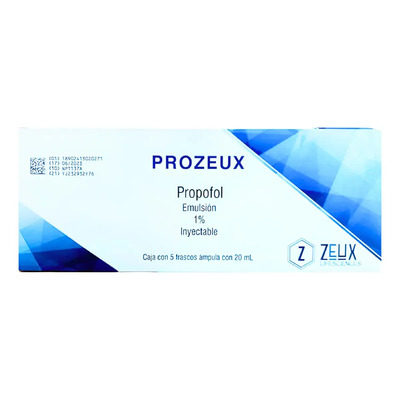 Prozeux Propofol 1% Inyectable Caja Con 5 Frascos 20 Ml Seux | Envío gratis