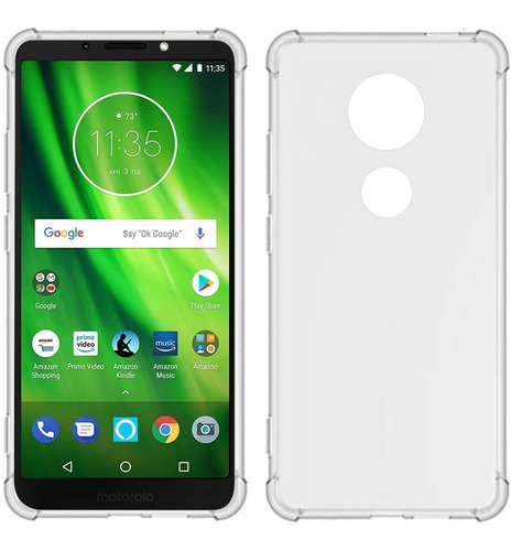 Funda Acrigel Transparente Para Motorola Esquinas Reforzadas