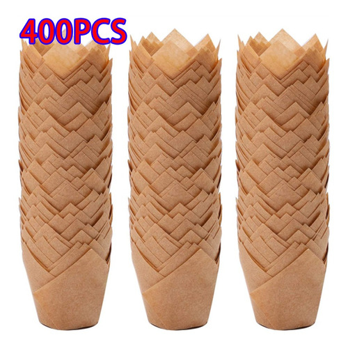 400pcs Mini Tulipa Copos De Cozimento Forros De Cupcake Para