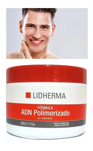 Gel Adn Polimerizado Post Afeitado Humectante Hombre Lidherm