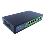 Switch Poe 4 Canales Mod. 4 Puertos Poe Y 2 Up Link