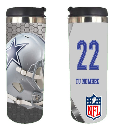 Termo Dallas Cowboys Nfl Con Tu Nombre