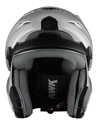 Casco Para Moto Rebatible Hawk Rs5  Negro Talle M