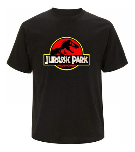 Remera Adulto Jurassic Park 100% Algodón