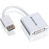 Iogear - Cable Adaptador Displayport A Dvi, Color Blanco