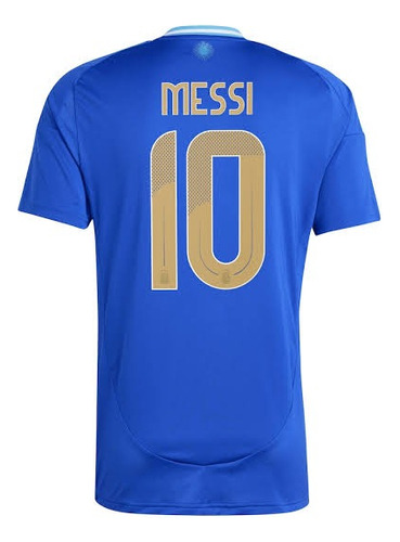 Jersey Playera Messi Argentina Visita 2024 Premium V Fan