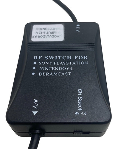 Modulador De Rf Conversor De Sinal Audio E Vídeo Para Rf