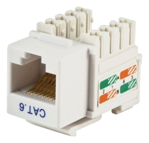 Jack Conector Utp Cat6/cat5e De 90 Grados - Pcingenieria