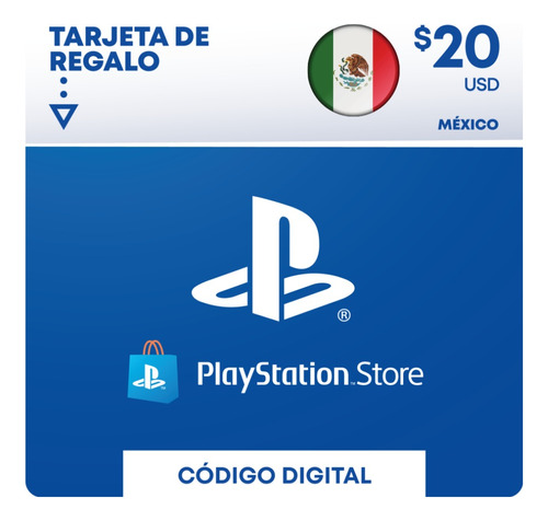 Tarjeta  Playstation México - 20 Usd Psn Código Digital