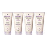  Kit 4 Esfoliante Corporal Lumina Gomage Pele Aspera Atacado