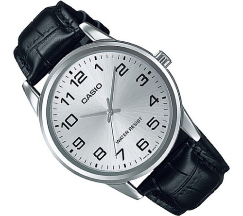 Reloj Casio Hombre Mtp-v001l Analogo Cuero 100% Original