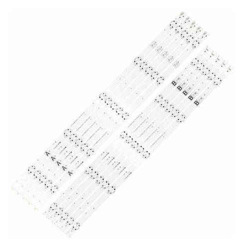 Kit 10 Tiras Leds Sony Kd-60x690 Kd-60x690e Nuevas Aluminio!