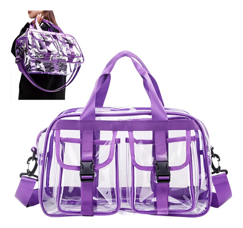 Bolsa Transparentes De Mujer, Hombro Y Cruzada De Moda Viaje