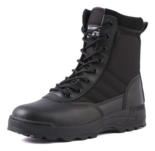 Bota Swat Táctica Militar Caza Coyote-negro Airsoft