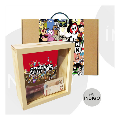 Alcancia Mdf Artesanalcartoon Network Empaque Personalizado