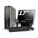 Kit Pdv Computador Hp8200+impressora Não Fiscal+monitor 17 