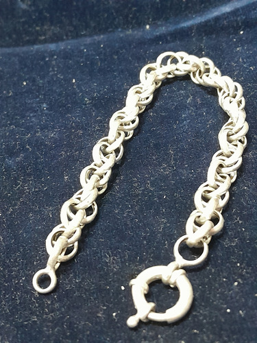 Pulsera De Plata Rolo 